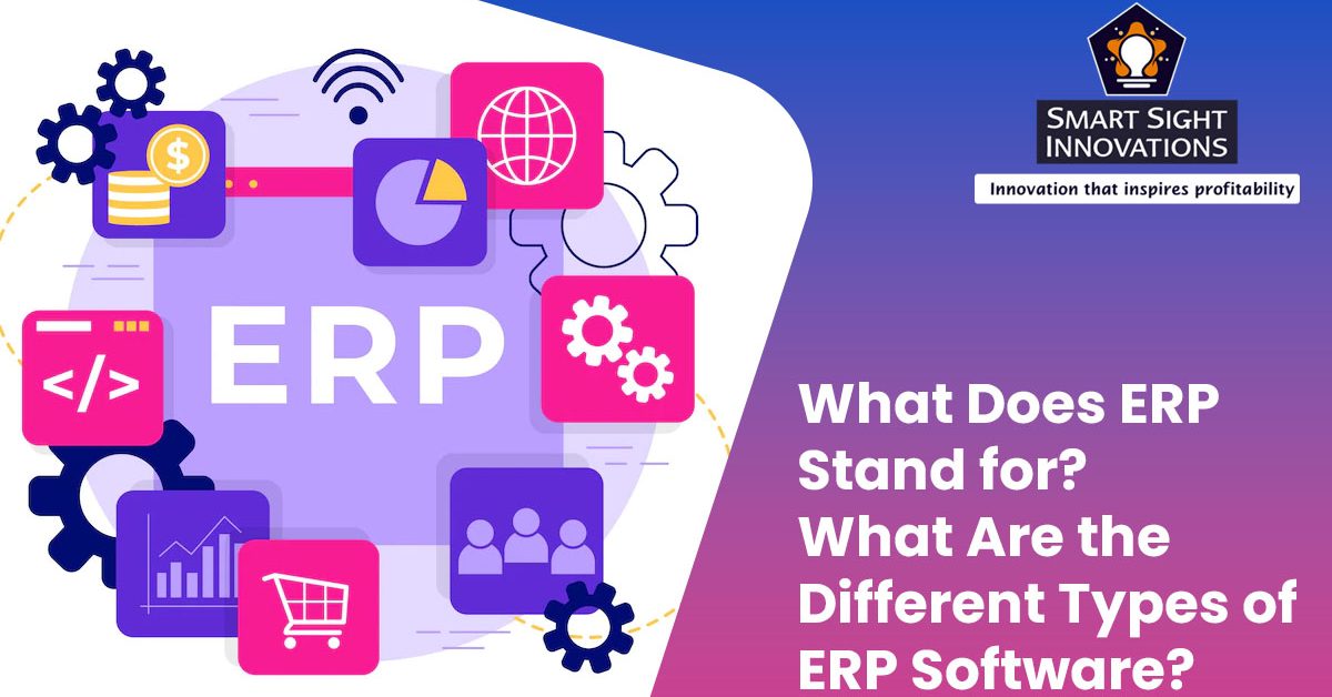 What Does ERP Stand for? What Are the Different Types of ERP Software