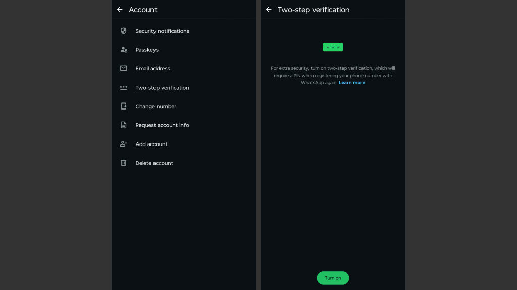 Two-Step Authentication