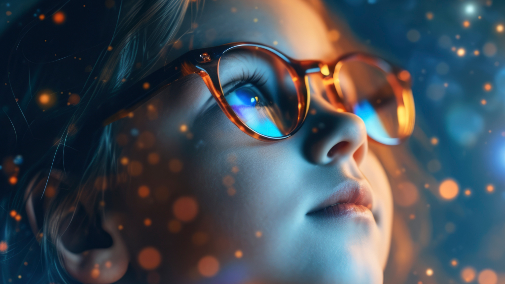 Astra in Eyeglasses