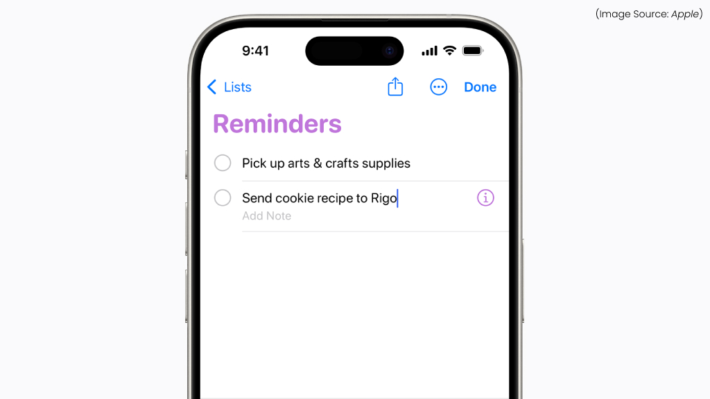 Reminders