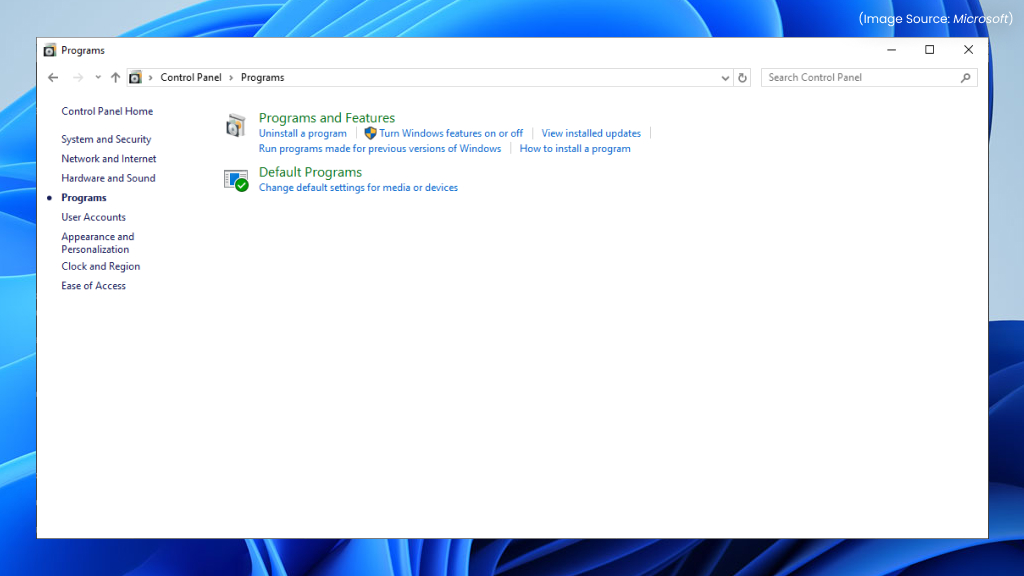 How to Turn Windows Features On or Off Using Control Panel