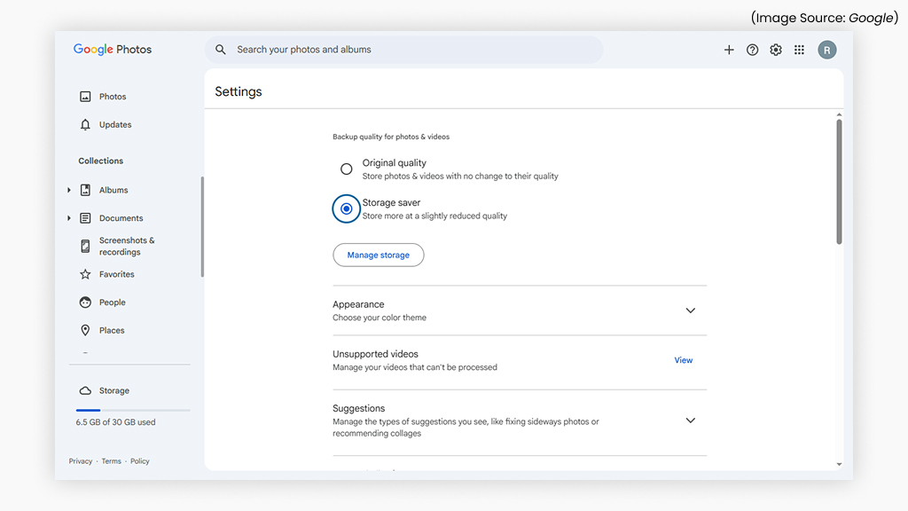 Save Space by Compressing Photos and Videos