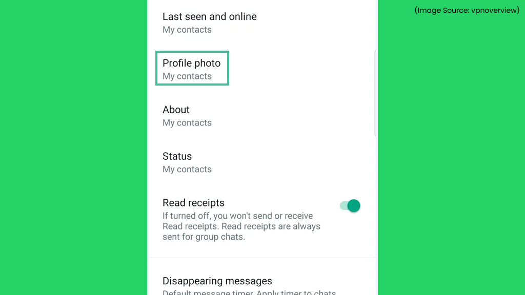 Limiting Access to Your Profile Details