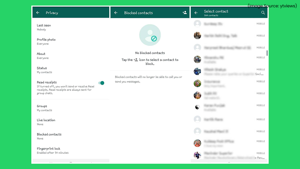 Hiding Your Profile Pic