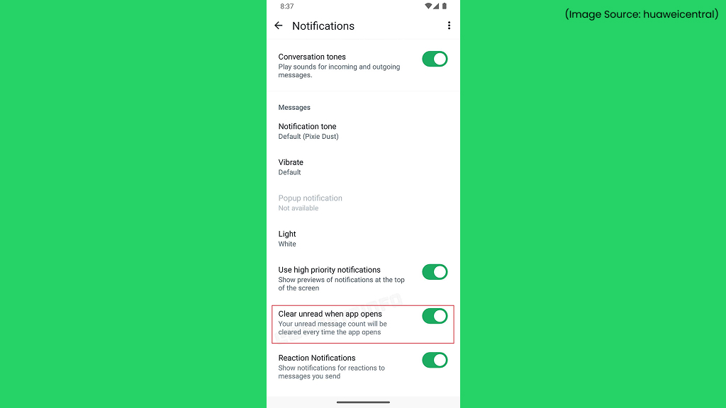 Clear Your Unread Message Count