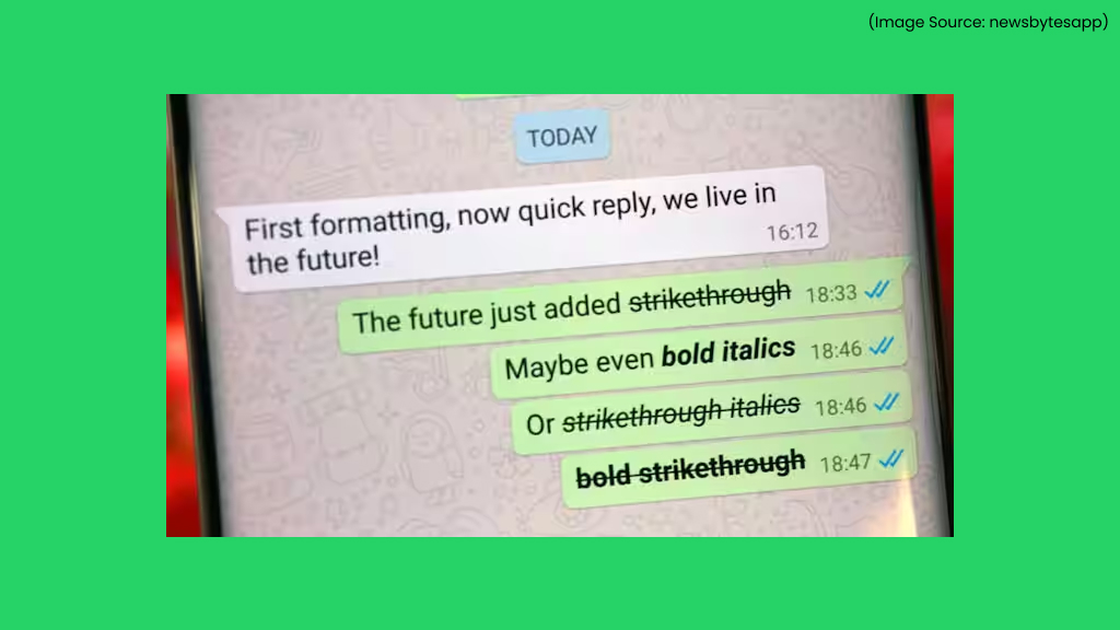 Apply Text Formatting To Highlight and Emphasize Important Parts of Your Messages