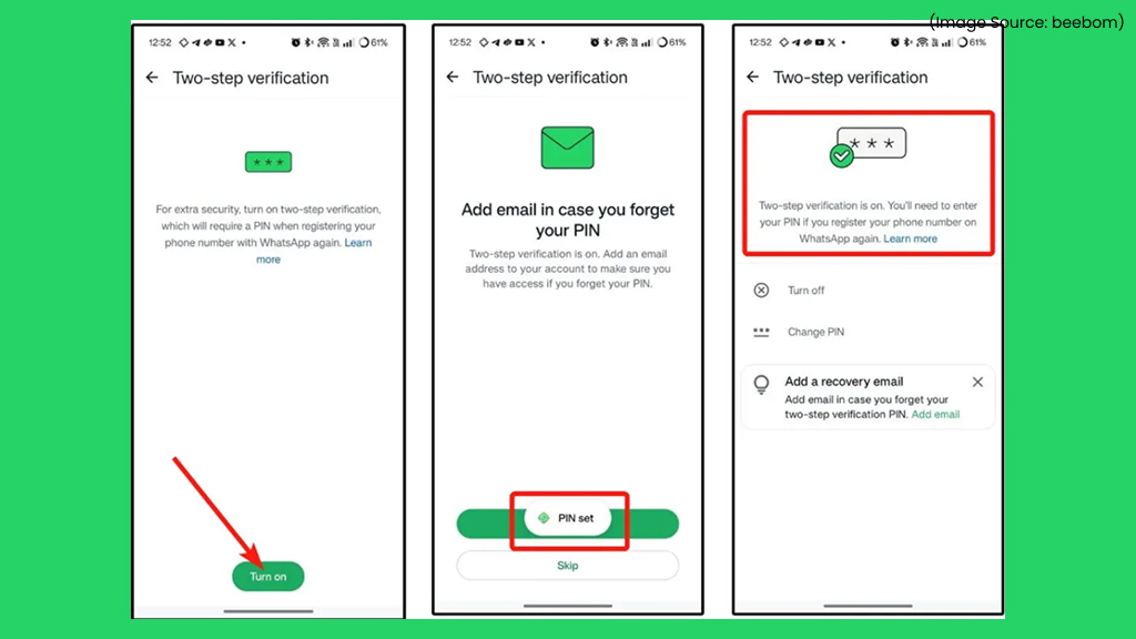 Turn on Two-Step Verification