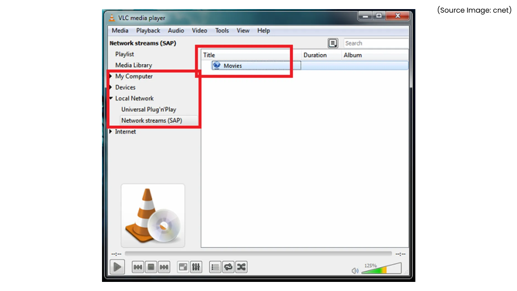 Play and Share Media Over a Local Network