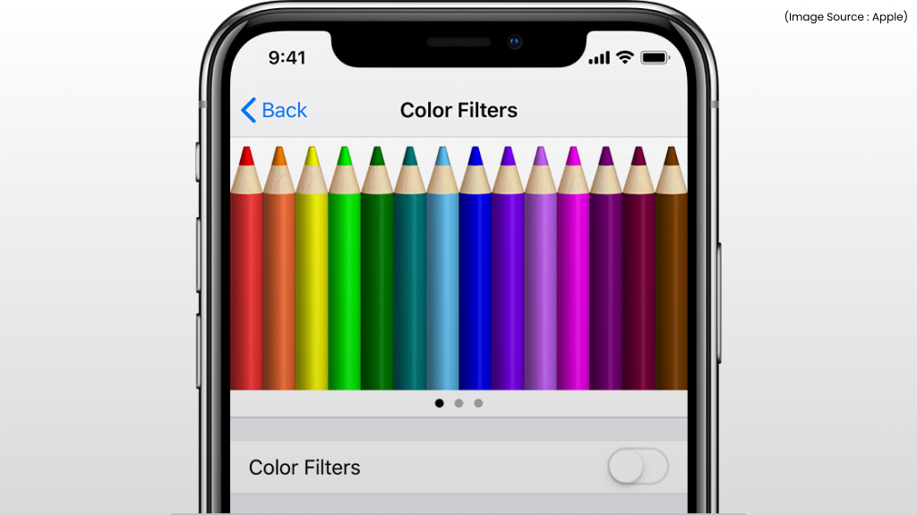 Turn Off Color Filters