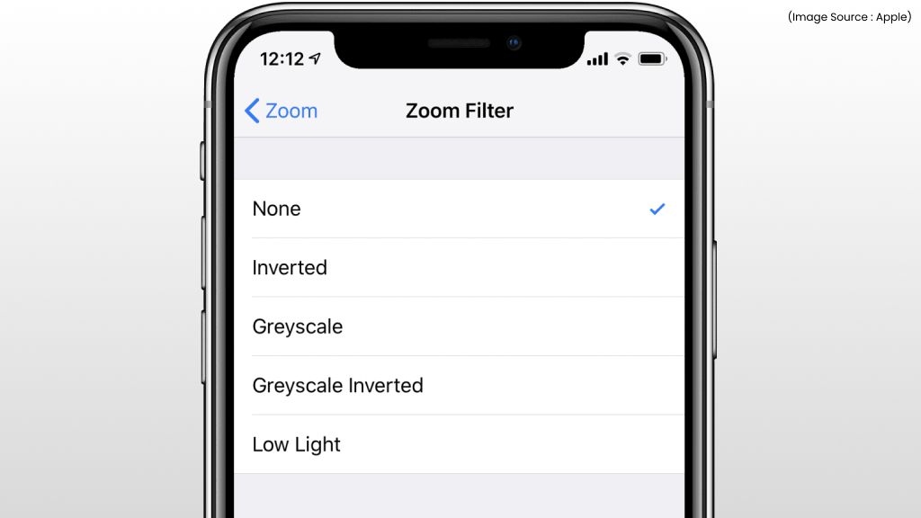 Check the Zoom Filter Setting