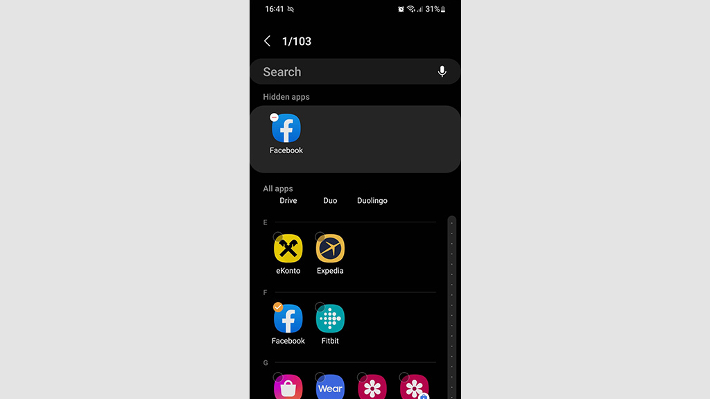 Search for Apps Directly
