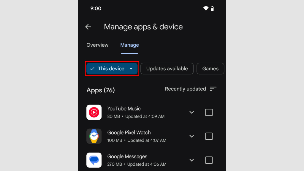 Check Your Google Play Store App History