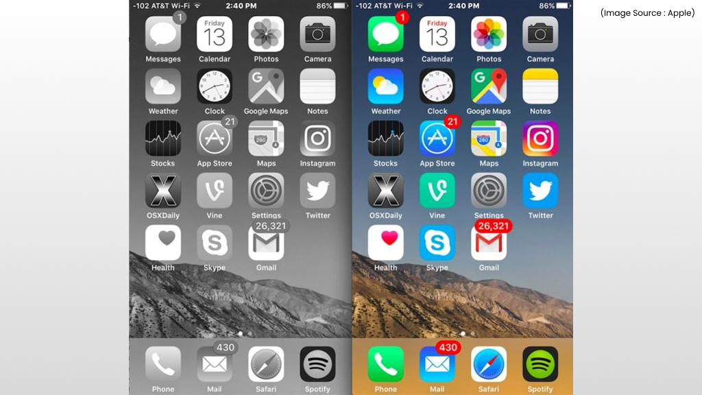 Why an iPhone Screen Turns Black and White