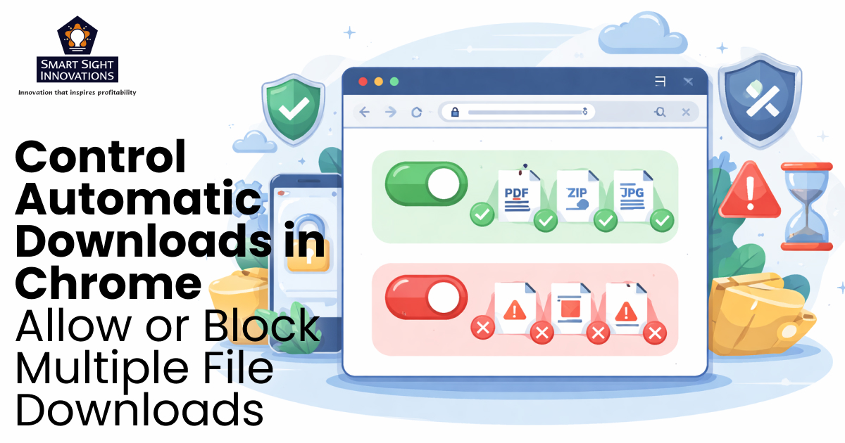 Control Automatic Downloads in Chrome: Allow or Block Multiple File Downloads