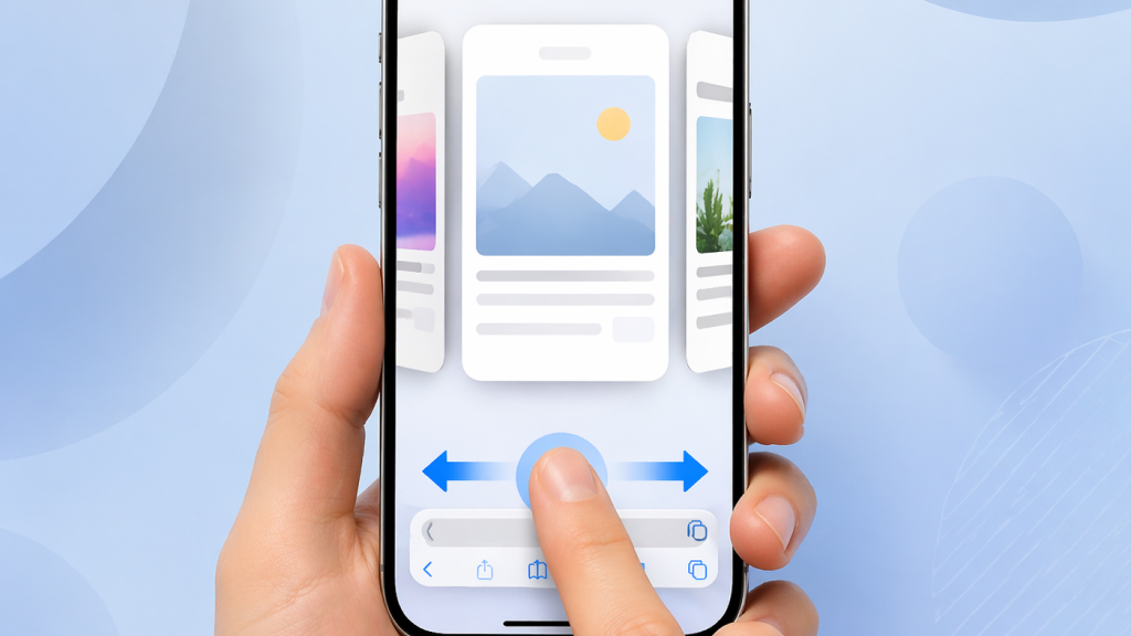 Swipe Between Tabs Instantly