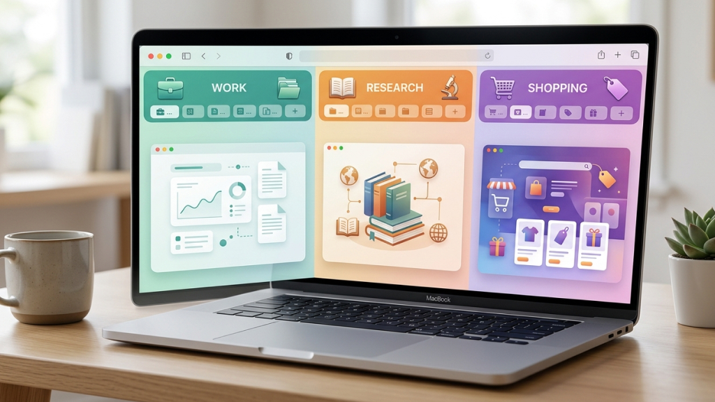 Master Tab Management with Tab Groups