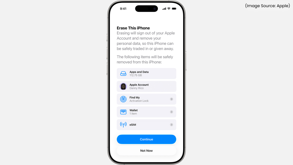 Factory Reset (Last Software Option)