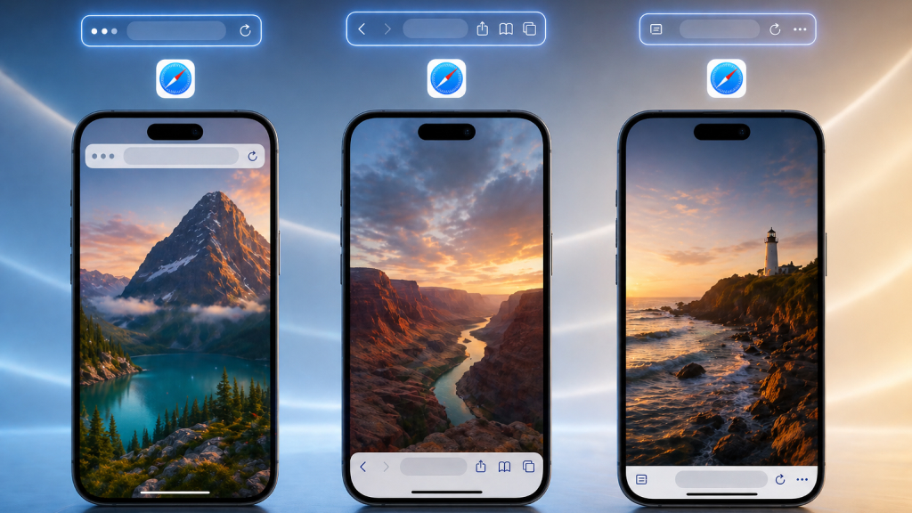 Restore Safari Layout