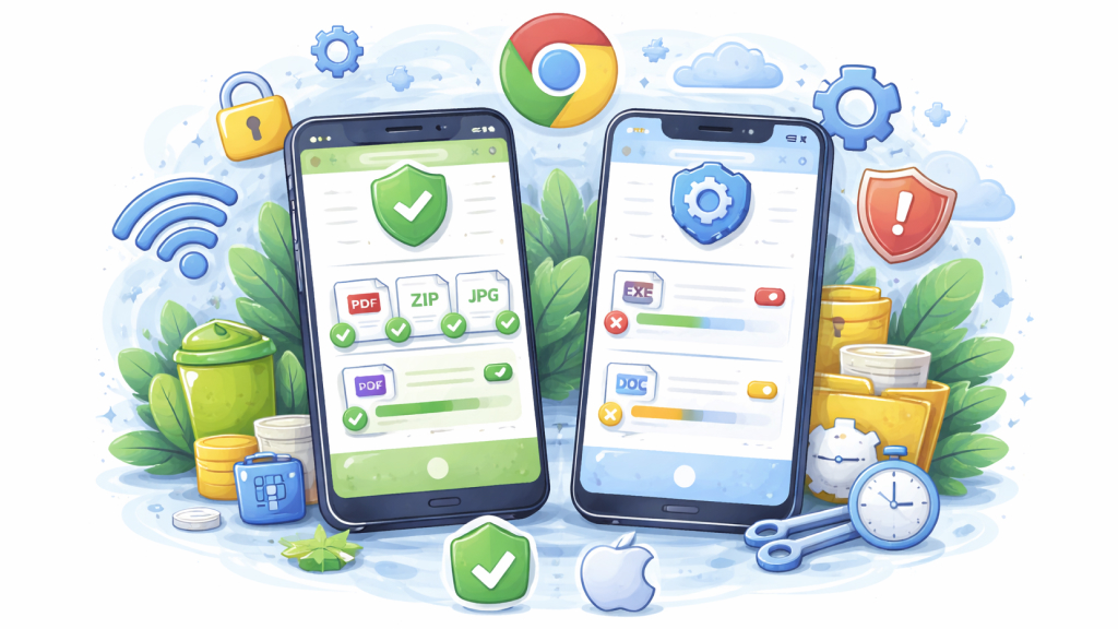 How to Manage Multiple Downloads on Chrome for Android/iOS (Mobile)