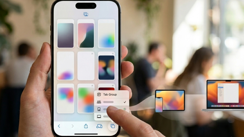 Sync Tab Groups Across Devices
