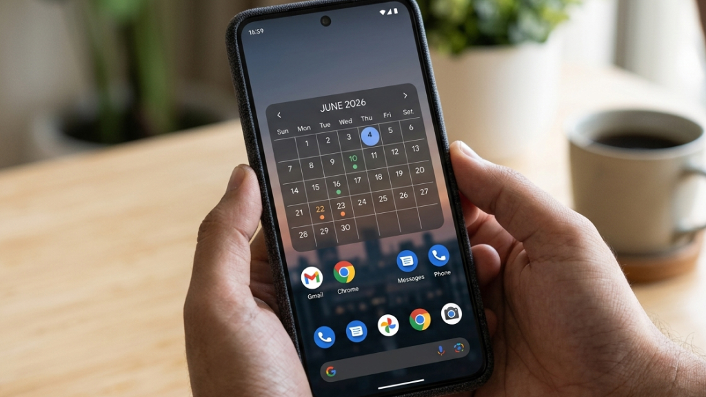 Month Calendar Widget