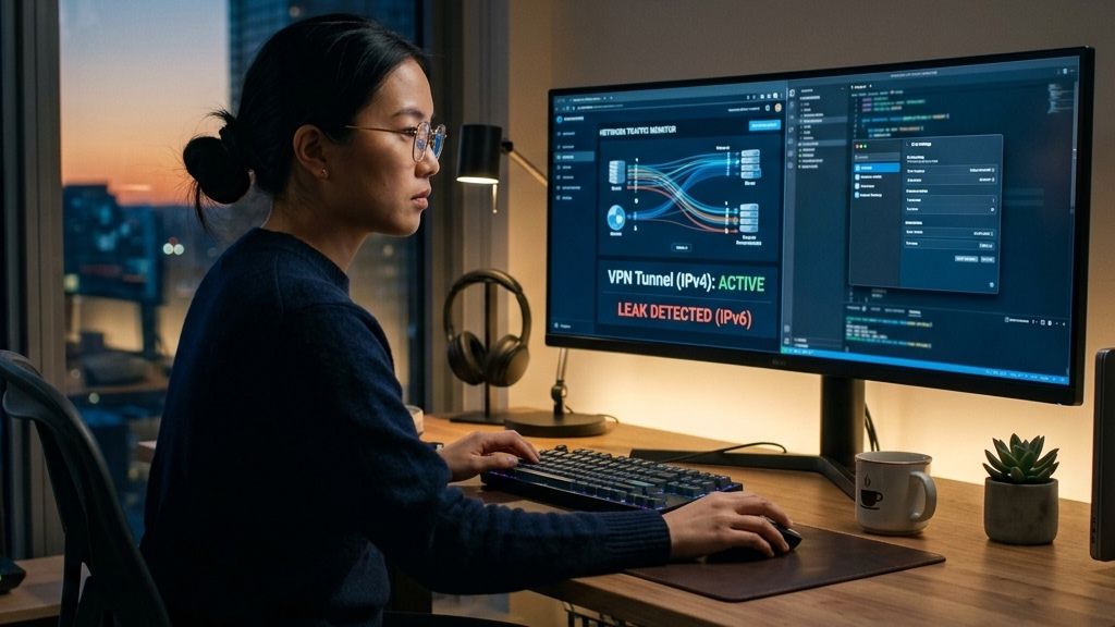 IPv6 Traffic May Bypass the VPN Tunnel