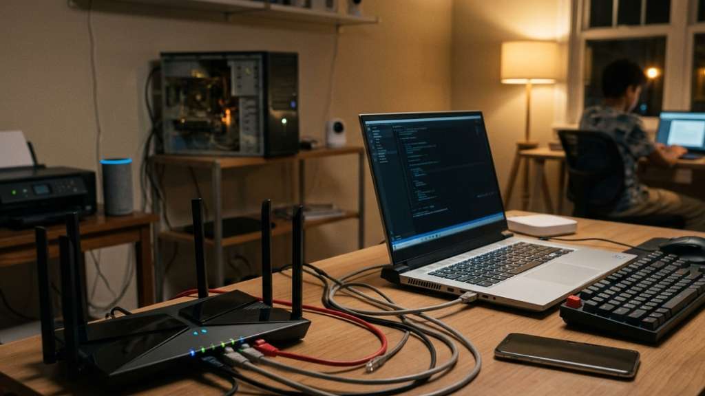 Malware Spread Across Home Networks